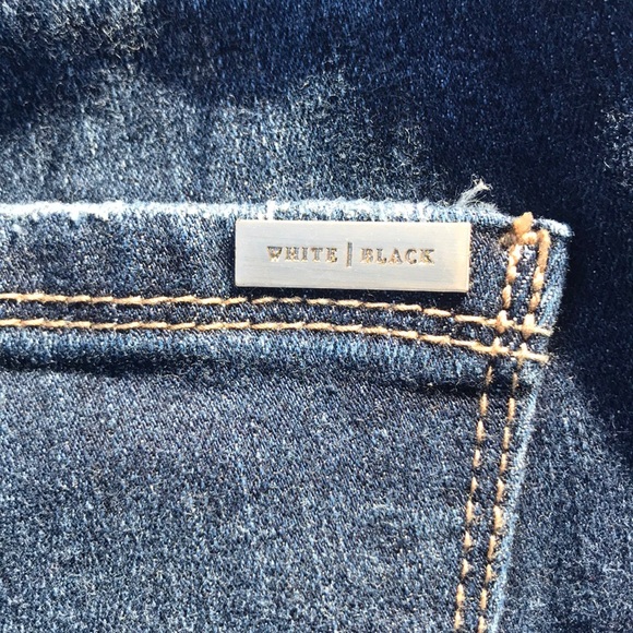 White House Black Market Distressed Sequin Jeans - Picture 8 of 8